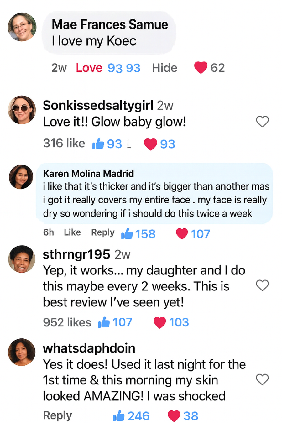 Capture de commentaire client