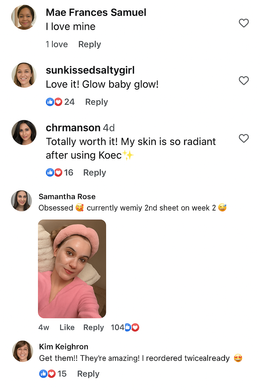 Capture de commentaire client