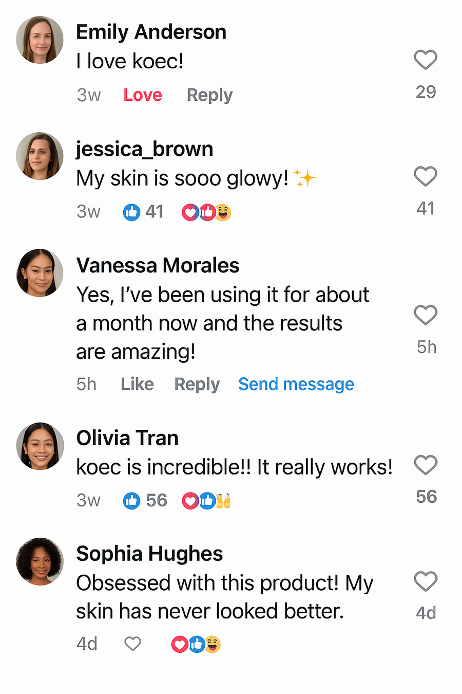 Capture de commentaire client