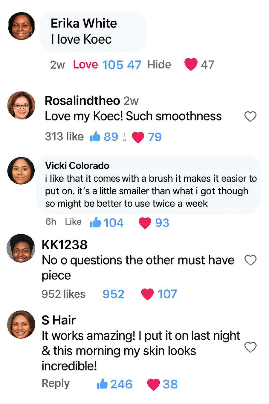 Capture de commentaire client